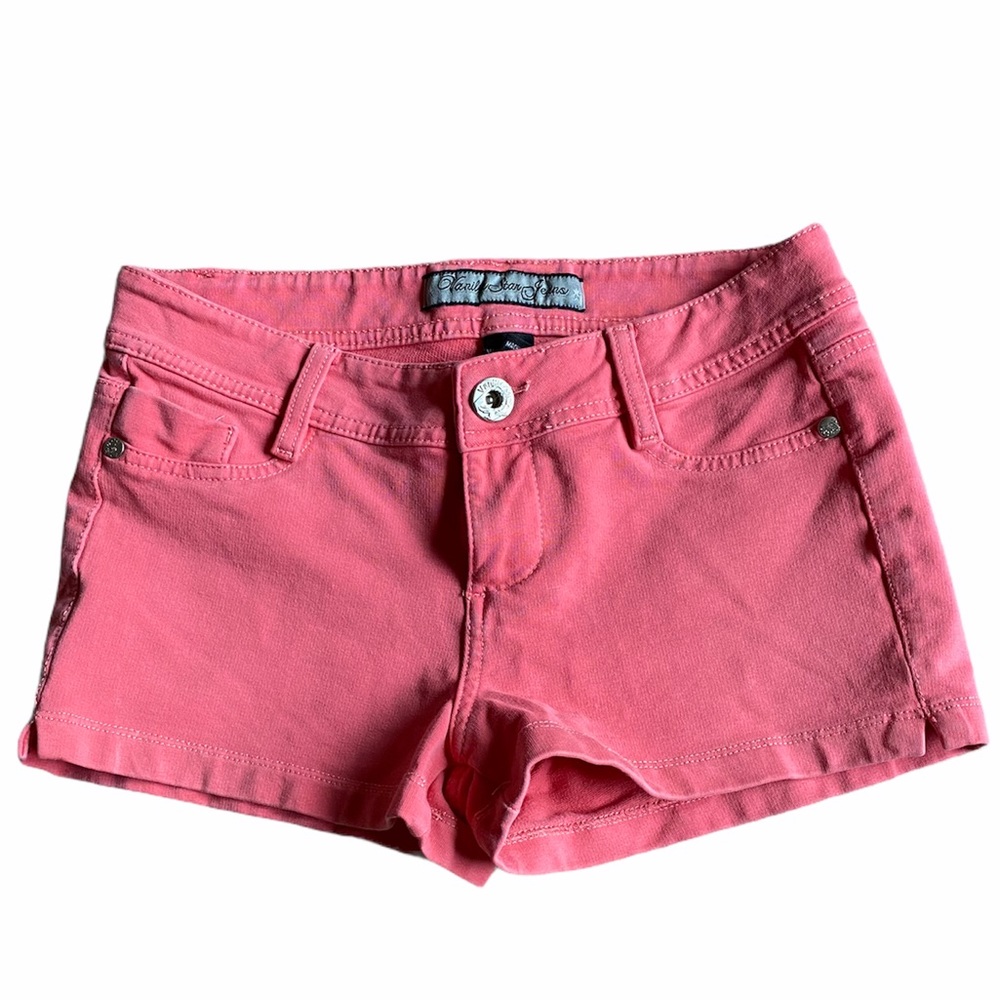 Vanilla Star Jeans Stretchy Coral Shorts Size Med